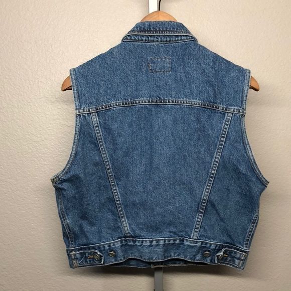 Vintage Calvin Klein Denim Vest - Picture 5 of 6